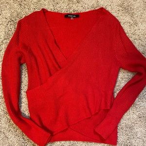 Sugar lips wrap sweater